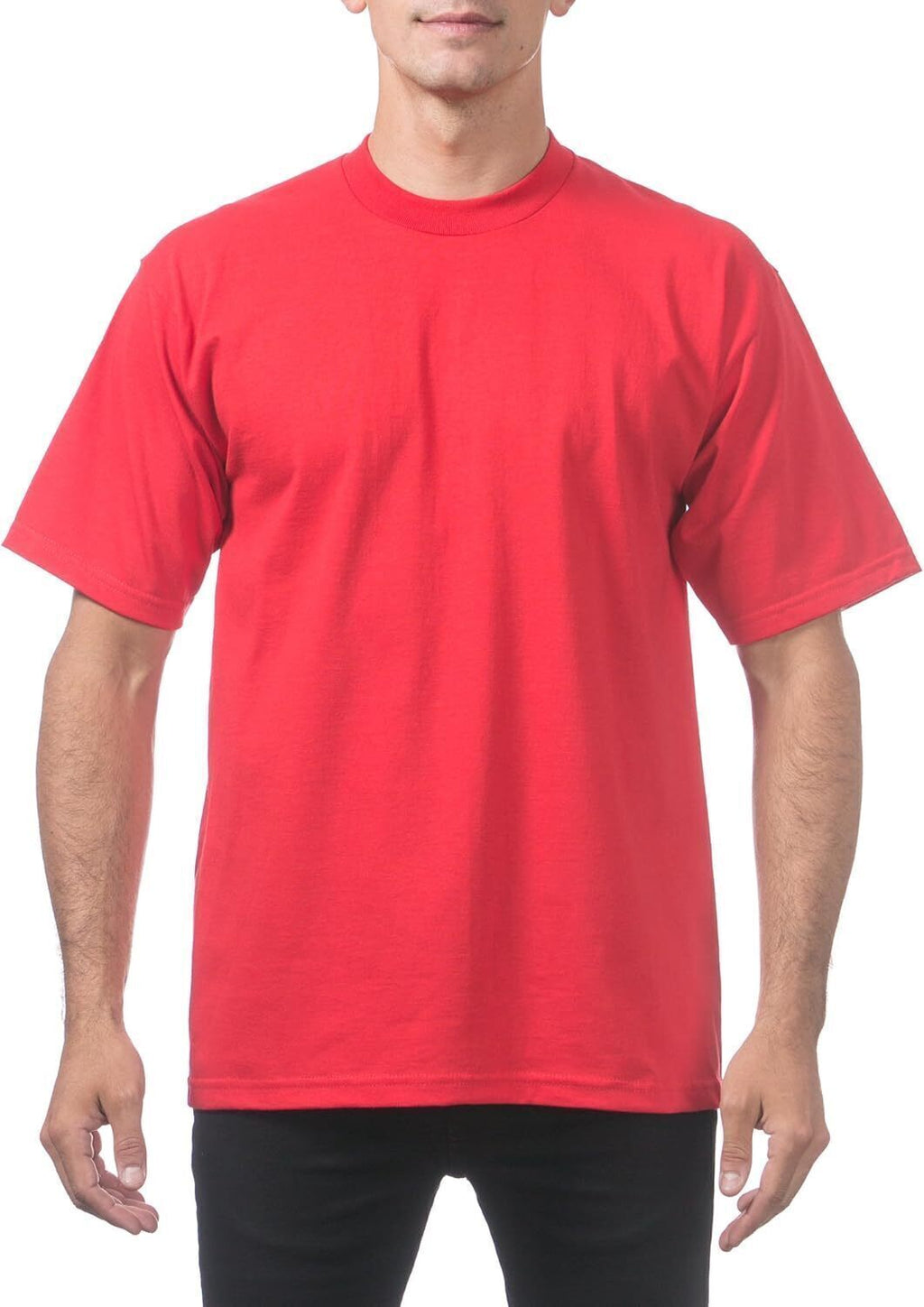 Men's Heavyweight Cotton Short Sleeve Crew Neck T-Shirt