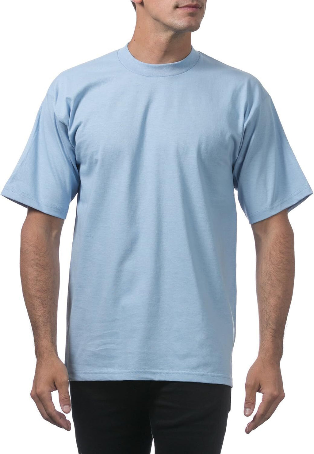 Men's Heavyweight Cotton Short Sleeve Crew Neck T-Shirt
