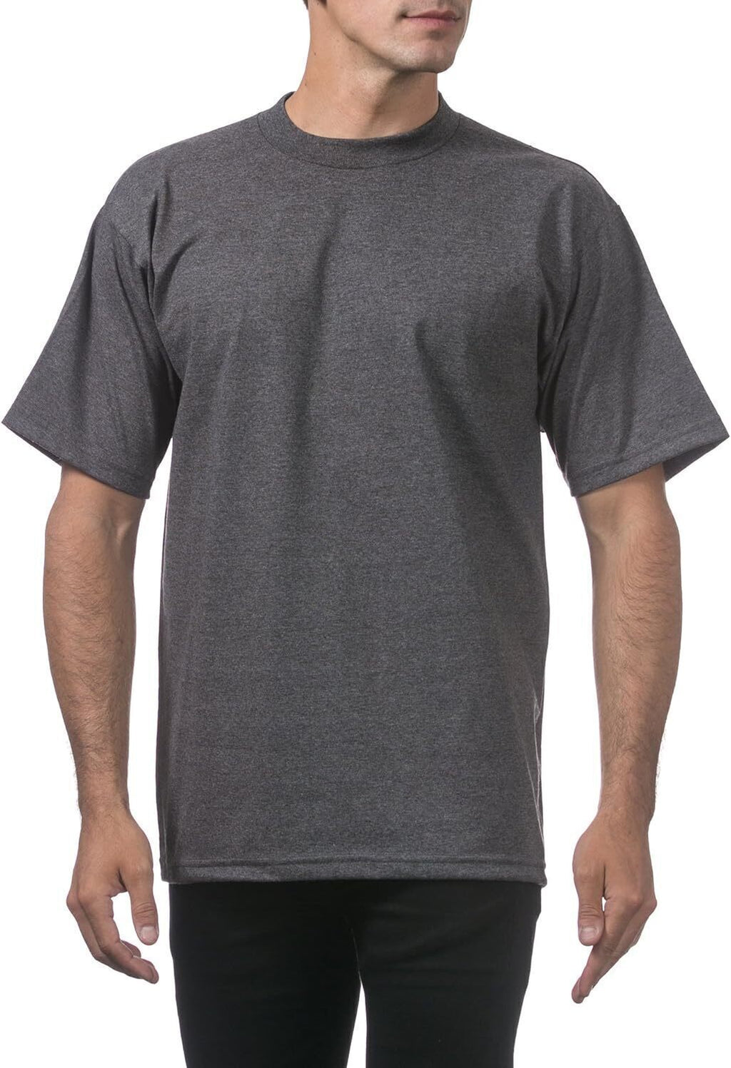 Men's Heavyweight Cotton Short Sleeve Crew Neck T-Shirt