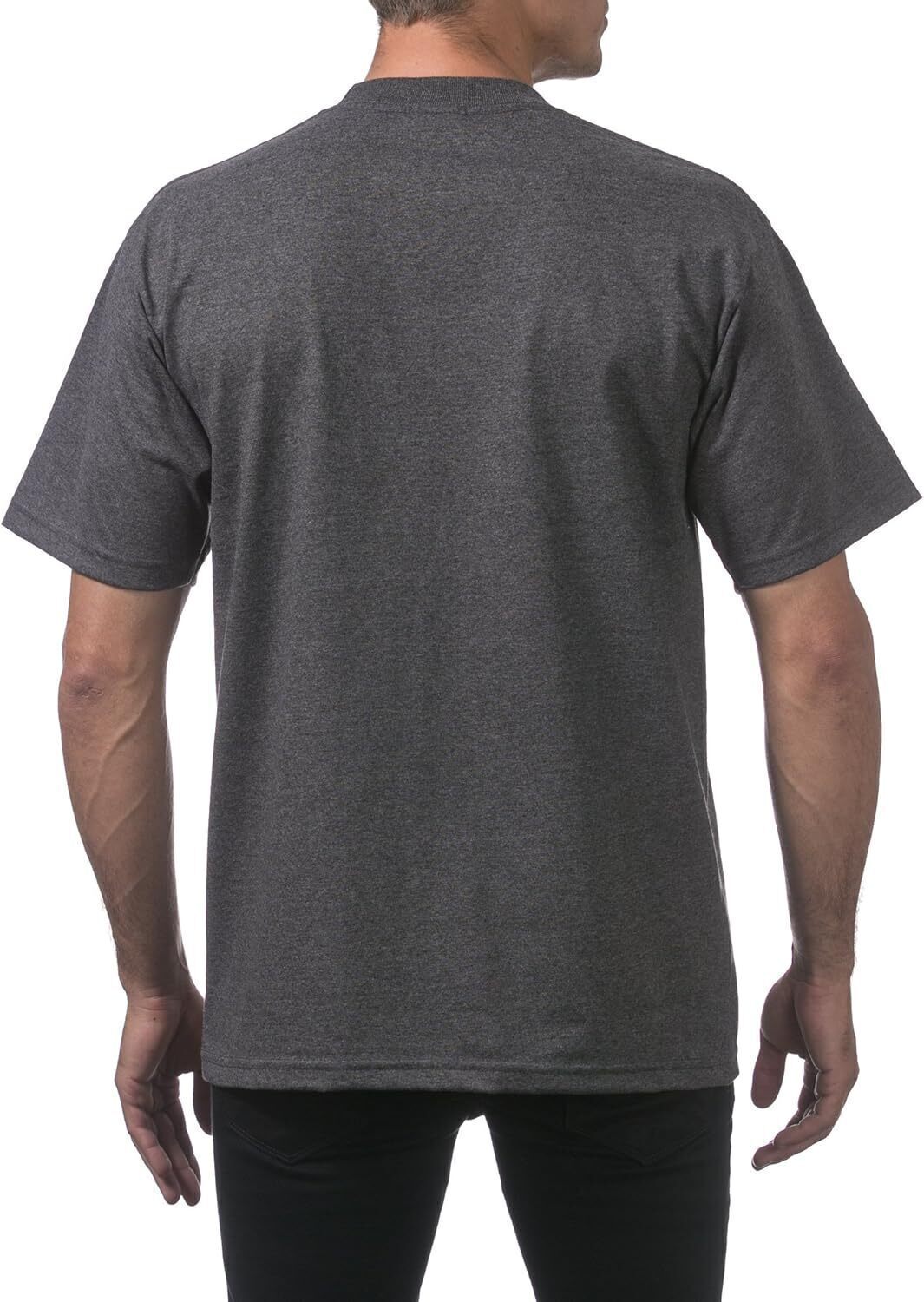 Men's Heavyweight Cotton Short Sleeve Crew Neck T-Shirt
